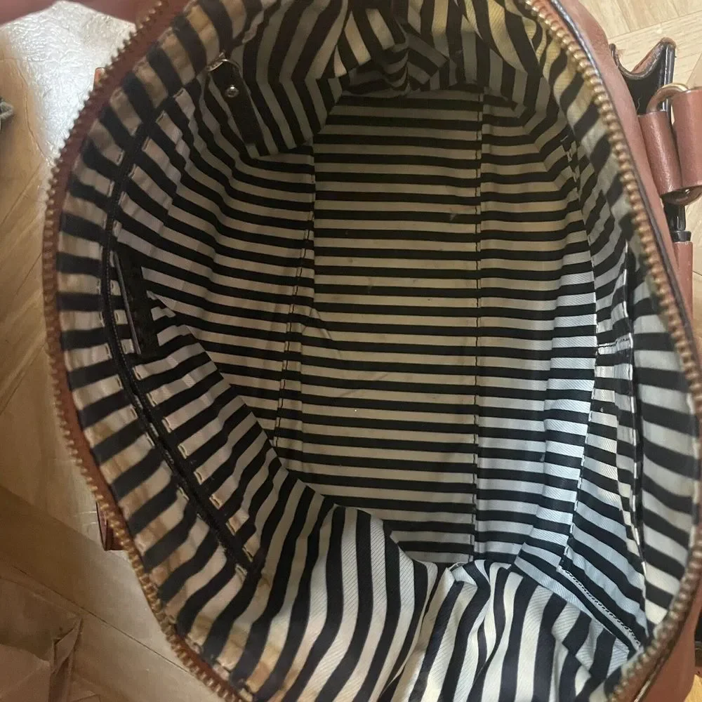 Kate Spade Hampton Road Janie Brown Leather Crossbody Shoulder Bag - Picture 9 of 12